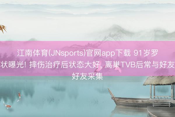 江南体育(JNsports)官网app下载 91岁罗兰现状曝光! 摔伤治疗后状态大好， 离巢TVB后常与好友采集